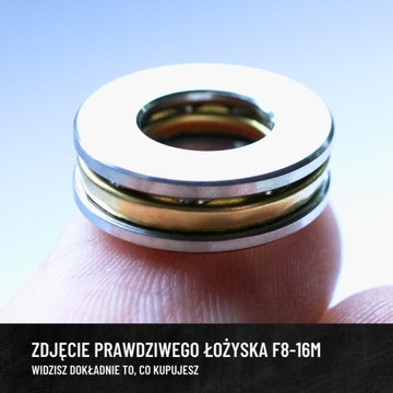 F8-16M 8x16x5 mm łożysko oporowe wzdłużne WZMOCNIONE!