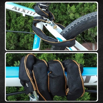 ВЕЛОСИПЕДНЫЙ ЗАМОК ВЕЛОСИПЕДНЫЙ ЗАМОК КЛЮЧ БЕЗОПАСНОСТИ ПРОЧНЫЙ КАБЕЛЬ