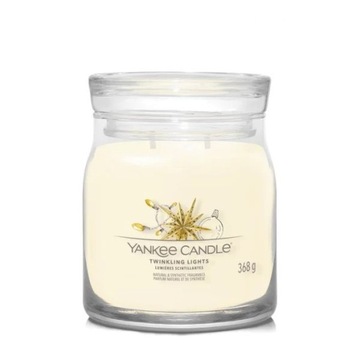Średnia świeca Signature Twinkling Lights Yankee Candle