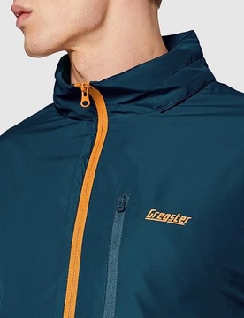 Мужская спортивная велосипедная куртка GREGSTER с капюшоном, размер XXL, темно-синяя