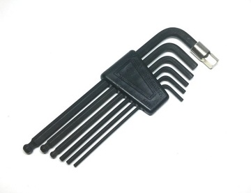 KLUCZE IMBUSOWE KOMPLET 2/2,5/3/4/5/6/8MM TOBE SB