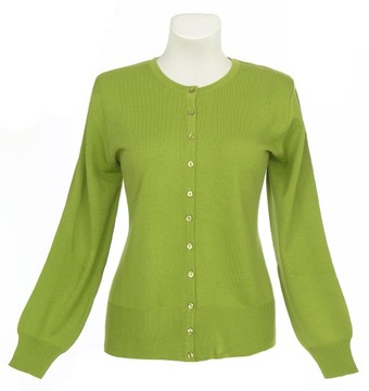 SWETER SWETEREK NA SUKIENKĘ zielony L 44/46