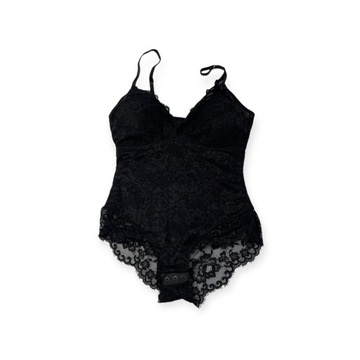 Body damskie Heyshape czarne z koronką L