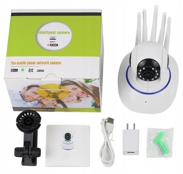 Wi-Fi КАМЕРА, ВРАЩАЮЩАЯСЯ В ПОМЕЩЕНИИ, HD PTZ-МОНИТОРИНГ