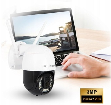 KAMERA 4G LTE IP ZEWNĘTRZNA OBROTOWA 3MPX INTERKOM