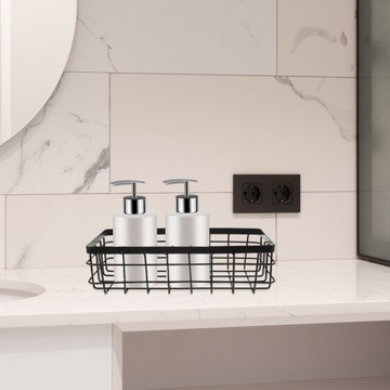 НАСТЕННЫЙ ДУШЕВОЙ ОРГАНАЙЗЕР МЕТАЛЛИЧЕСКАЯ КОРЗИНА ДЛЯ ХРАНЕНИЯ