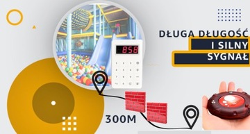 Retekess TD158 Пейджер для ресторанов, пейджинговая система, 10 пейджеров, 300M