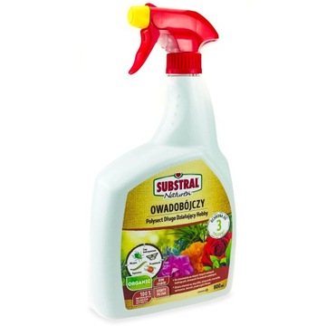 SUBSTRAL POLYSECT ŚRODEK OPRYSK SPRAY OWADOBÓJCZY NA MSZYCE GĄSIENICE 800ML