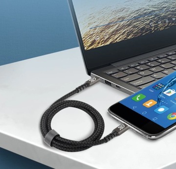 КАБЕЛЬ USB-C 40 Гб THUNDERBOLT 4 240 Вт 8K 60 Гц 50 СМ 0,5 м Оплетка