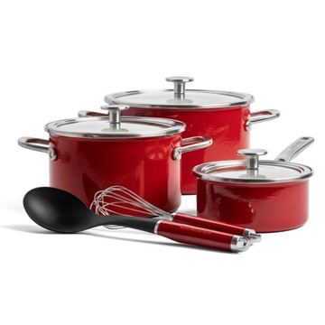 Zestaw garnków + akcesoria 8 elementów KitchenAid