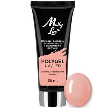 Mollylac ACRYL GEL строительный НАБОР ПОЛИ-ГЕЛЕЙ 30мл