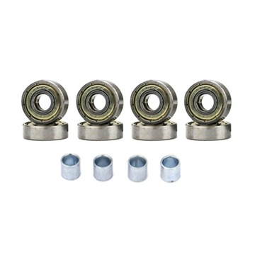 КОЛЕСА ДЛЯ СКЕЙБОРДА С ПОДШИПНИКАМИ КОЛЕСА 60 ММ НАБОР ИЗ 4 КОЛЕС КРАСНОЕ ЗОЛОТО