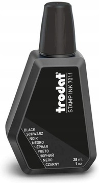 Tusz PREMIUM TRODAT 7011 do pieczątek i stempli gumowych CZARNY 28ml