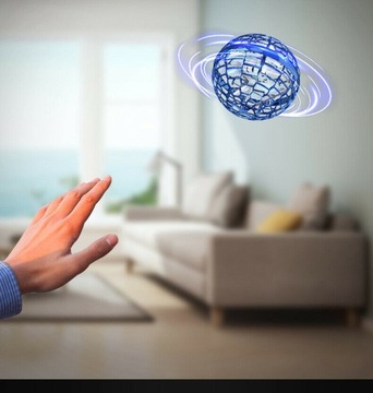 ЛЕТАЮЩИЙ ШАР ВОЛШЕБНЫЙ СВЕТОДИОДНЫЙ МИНИ-ДРОН С РУЧНЫМ УПРАВЛЕНИЕМ САМОЛЕТ-ИГРУШКА