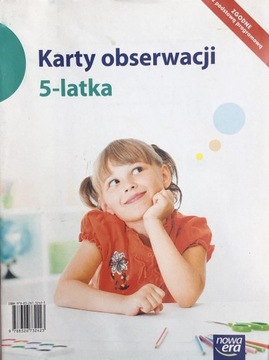 Karty obserwacji pracy diagnoza pięciolatka 5 LAT NOWA ERA