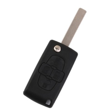 4-przyciskowe zdalne FOB Flip Uncut Blade do modelu 1007