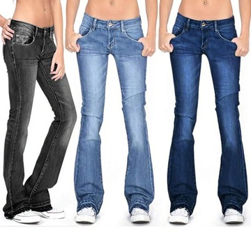Vintage Washed Jeans Women High Street Denim Pants