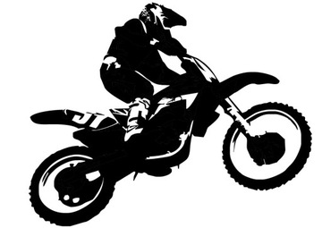 NAKLEJKI NA ŚCIANĘ NAKLEJKA MOTOR MOTOCYKL 120cm