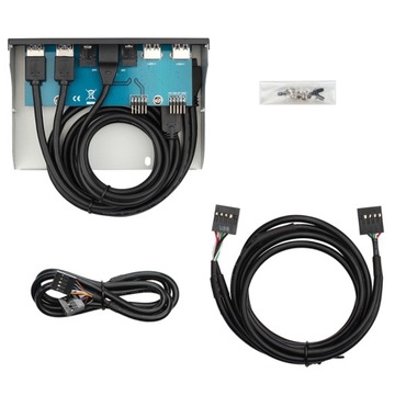 Передняя панель 2x USB3.0 2 USB2.0 Аудио USB-C 5.25