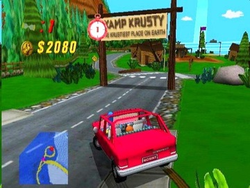 The Simpsons Road Rage — игра для Nintendo Game boy Advance — GBA.