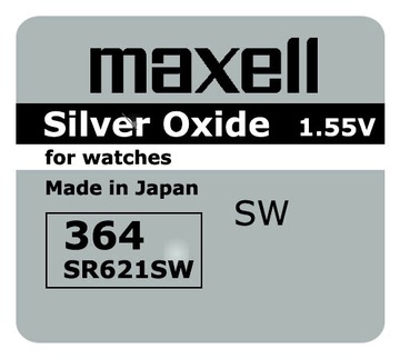 *Bateria srebrowa Maxell CX60 164 602 SR621SW LR60