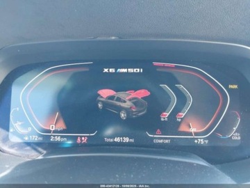 BMW X6 G06 2021 BMW X6 M50I 2021 4.4l 4.4 Benzyna 523KM, zdjęcie 10