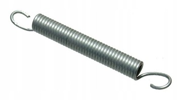Własnej roboty sprężyny siedzenia Ø 6,5x165mm drut Ø 1,0mm ocynk 2szt