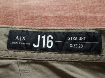 ARMANI EXCHANGE SUPER SPODNIE LOGO r. 29