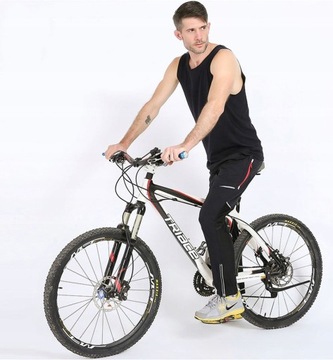 SPODNIE ROWEROWE DŁUGIE MĘSKIE SPODNIE NA ROWER SP