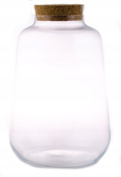 Баночка с пробкой ФОНАРЬ 30см ЛЕС В БАНКЕ