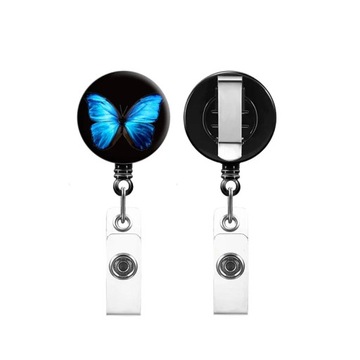 1PC Fashion Butterfly Lanyard Card Holder Keychain Hanging Rope Phone Neck