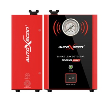 ZADYMIARKA Autoxscan SD505PRO+wbudowana POMPKA+MANOMETR+STOŻEK+ZESTAW ADAP