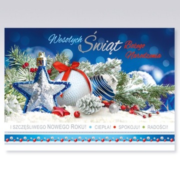 KARNET LAURKA ŚWIĘTA BOŻE NARODZENIE BN + KOPERTA