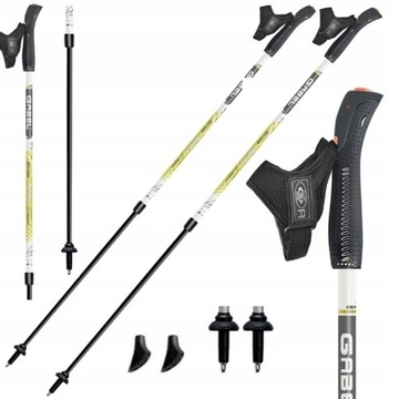 Kije Nordic Walking GABEL Nordic Friend 77-130 cm