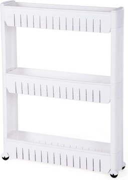 Songmics regał kuchenny 3 poziomy na kółkach