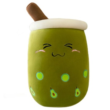 MASKOTKA PLUSZAK BUBBLE TEA ZIELONE AWOKADO KUBEK GIGANT AŻ 70 cm