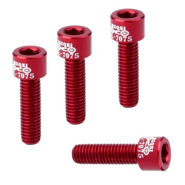 4x Stem Bolts, Aluminum Alloy M5 X 17mm