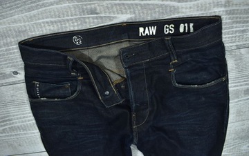 G STAR RAW Męskie Spodnie Jeansowe GS01 W33 L32
