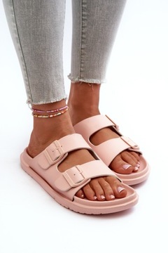 ЖЕНСКИЕ ТАПОЧКИ ИЗ ПЕНЫ С БОЛЬШИМИ ЗВЕЗДНЫМИ ПРЯЖКАМИ NN274A753 РОЗОВЫЙ 41