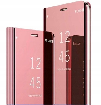 Etui Clear View do Samsung Galaxy A50 A30s +Szkło hartowane