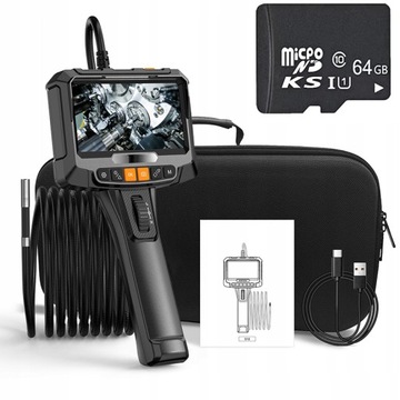 Kamera Inspekcyjna Endoskop Ruchoma Głowica Kamery 360° 6mm 2metry
