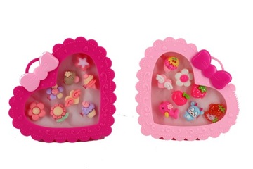 Pierścionki dla dziewczynek JEWELRY BOX 8szt MIX
