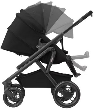 MAXI COSI Lila XP+ Коляска 2в1 гондольная коляска ORIA XXL ЧЕРНЫЙ / ЧЕРНЫЙ