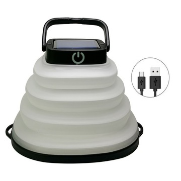 Lampa słoneczna LED składana latarka 3 tryby kabe