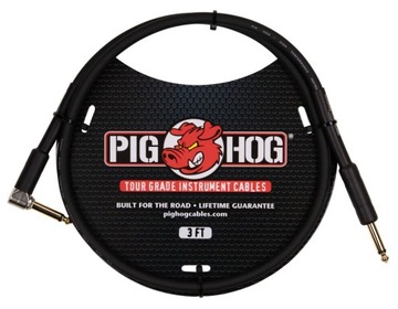 Kabel Instrumentalny - Pig Hog PH3R Łamany