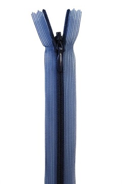 Zamek błyskawiczny kryty transp. C3 25 cm Granat