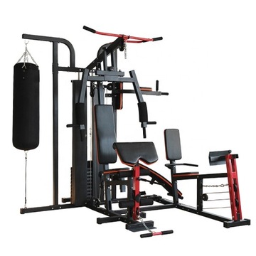 ATLAS DO ĆWICZEŃ 5 STANOWISK 80KG x2 PRASA AS49