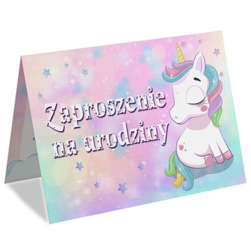 Zaproszenia na 1 2 3 5 Urodziny dla dzieci A6wz70