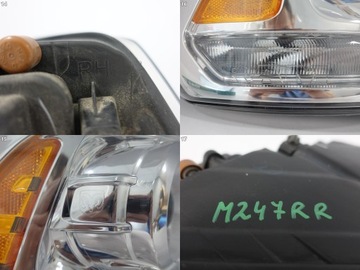 DODGE RAM 1500 13-18 FACELIFT ČOČKA OBYČEJNÁ + LED SVĚTLO PRAVÁ PŘEDNÍ SAE USA