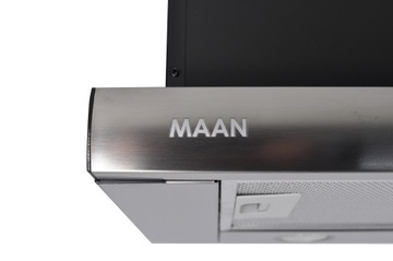 Maan Corona телескопическая кухонная вытяжка 60см Silver Glass LED Под шкафом
